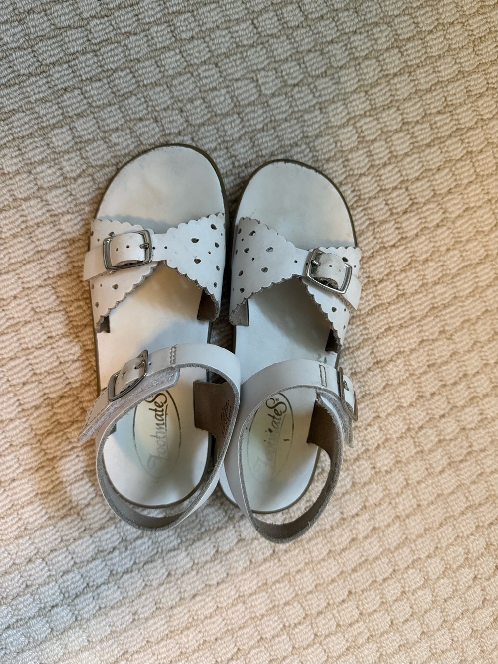 Footmates Ariel White Sandals